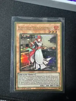 Kitchen Dragonmaid - MAGO-EN022 - Premium Gold Rare 1st Ed Yugioh - NM - Image 1