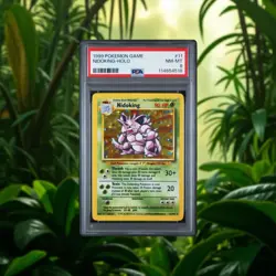 1999 Pokemon Game Base Nidoking #11 Holo PSA 8 Graded TCG Card - Image 1