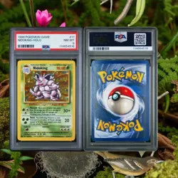 1999 Pokemon Game Base Nidoking #11 Holo PSA 8 Graded TCG Card - Image 2