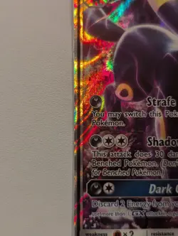 Umbreon GX 80/149 - Pokemon TCG Sun & Moon Base Set Ultra Rare Card NM - Image 3