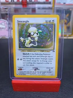 Pokemon TCG Smeargle 11/75 Neo Discovery Unlimited Holo Rare Card - Image 1