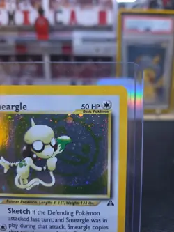 Pokemon TCG Smeargle 11/75 Neo Discovery Unlimited Holo Rare Card - Image 3