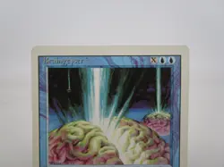 Braingeyser Magic the Gathering MTG Revised Edition MP Regular Rare Sorcery Card - Image 2