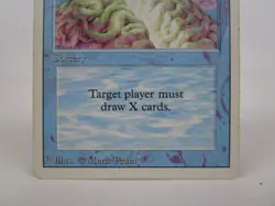 Braingeyser Magic the Gathering MTG Revised Edition MP Regular Rare Sorcery Card - Image 3