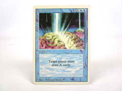 Braingeyser Magic the Gathering MTG Revised Edition MP Regular Rare Sorcery Card - Image 1