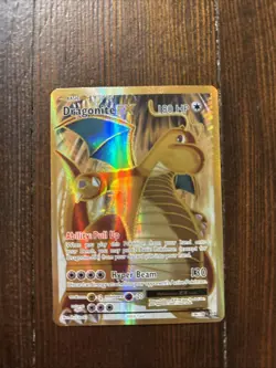 Dragonite EX Holo Pokemon Card 180HP Hyper Beam Ability Pull Up - Image 1