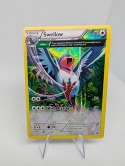 Pokemon TCG Card Swellow 72/108 Reverse Holo Rare XY Roaring Skies Pokemon NM - Image 1