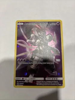 Armored Mewtwo SM228 Very Good Condition Pokemon Card TCG - Image 1