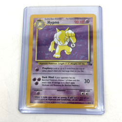 Hypno 8/62 Holo Rare Fossil Pokemon TCG Card LP / MP - Image 1