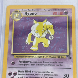 Hypno 8/62 Holo Rare Fossil Pokemon TCG Card LP / MP - Image 3