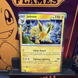 Jolteon Holo 135/165 Scarlet & Violet 151 Pokemon Card - Image 1