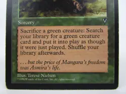 Natural Order Magic the Gathering MTG Visions Regular Rare Card MP - Image 3