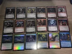 MTG Innistrad Crimson Vow 18 Card Lot - Common + UC - Alt Art + Foil - Image 1