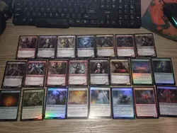 MTG Innistrad Crimson Vow 23 Card Lot - Common + UC - Alt Art + Foils - Image 1