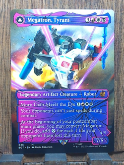 MTG🎇 Megatron, Tyrant (Shattered Glass) Universes Beyond: Transformers❤ NM - Image 2