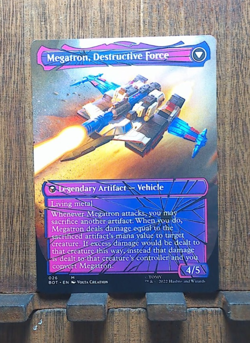 MTG🎇 Megatron, Tyrant (Shattered Glass) Universes Beyond: Transformers❤ NM - Image 3