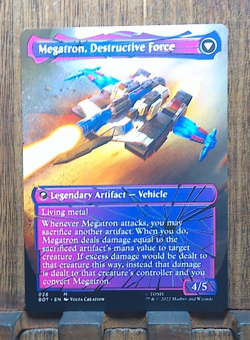 MTG🎇 Megatron, Tyrant (Shattered Glass) Universes Beyond: Transformers❤ NM - Image 4