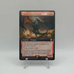 Cavern-Hoard Dragon - Extended Art Regular - MTG LTC R 0114 - Image 1