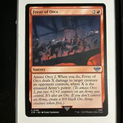 MTG Foray of Orcs The Lord of the Rings: #128 Regular (Uncommon) - Image 1