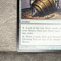 Sensei’s Divining Top CHK #268 MP Non-Foil - MTG Champions of Kamigawa Uncommon - Image 4