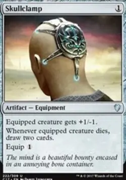 1 x Skullclamp - Commander 2017 - NM-Mint - MTG - Image 1