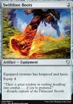 1 x Swiftfoot Boots - Commander 2017 - NM-Mint - MTG - Image 1