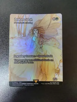 MTG Magic the Gathering Princess Sarah 0015 Foil 2025 English - Image 1