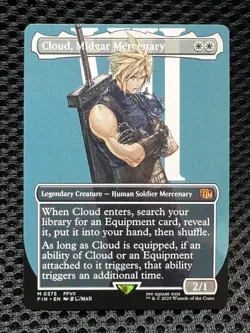 MTG Magic the Gathering Cloud, Midgar Mercenary 0375 2025 English - Image 1