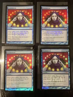MTG Magic the Gathering Brainstorm 12/12 4 set Foil English - Image 1
