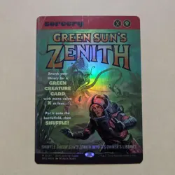 MTG Magic the Gathering Green Sun's Zenith 0127 Foil 2025 English - Image 1