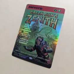MTG Magic the Gathering Green Sun's Zenith 0127 Foil 2025 English - Image 3