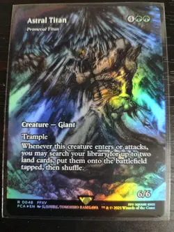 MTG Magic the Gathering Astral Titan 0048 Foil 2025 English - Image 1