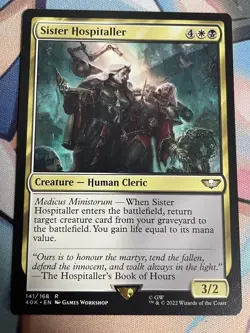MTG Magic the Gathering Sister Hospitaller 141/168 2022 English - Image 1