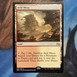MTG Magic the Gathering Arid Mesa 229/249 2017 English - Image 1