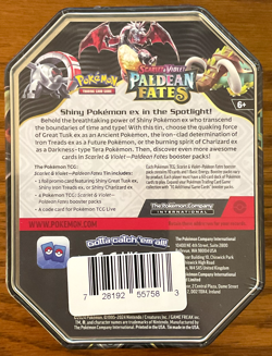Pokemon TCG - Paldean Fates - Charizard ex Tin - Factory Sealed - Image 2