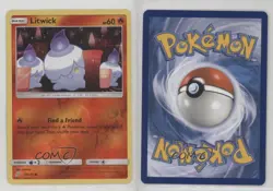 Litwick Reverse Foil Pokemon Sun & Moon Unified Minds #27 0n64 - Image 3