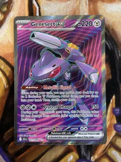 Genesect ex 161/086 Pokemon Black Bolt Ultra Rare Full Art English - NM 🔥 - Image 1
