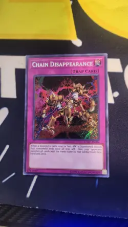 Chain Disappearance LCKC-EN094 Secret Rare LP Yugioh - Image 1