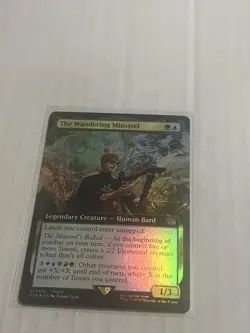 Final Fantasy MTG: The Wandering Minstrel (Extended Art) (Foil) MTG 0515 - Image 1
