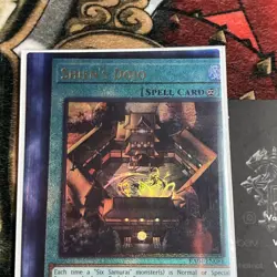 Shien's Dojo RA04-EN088 Ultimate Rare 1st Ed NM MISPRINT Miscut YuGiOh - Image 4