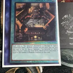 Shien's Dojo RA04-EN088 Ultimate Rare 1st Ed NM MISPRINT Miscut YuGiOh - Image 5