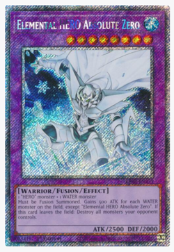 Elemental HERO Absolute Zero - RA03-EN231 - NM - Platinum Secret Rare - Yugioh - Image 1