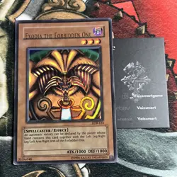 Exodia the Forbidden One LOB-124 English Unlimited MISPRINT Name Shift YUGIOH - Image 1