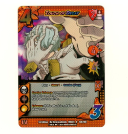 Touch Of Decay #158 MHA01 Foil 1st Edition My Hero Academia UniVersus Card - Image 1