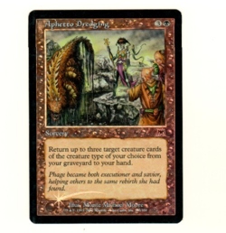 Aphetto Dredging Foil Onslaught Magic the Gathering Trading Card - Image 1