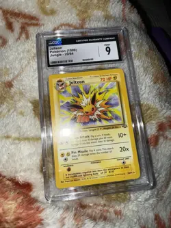 CGC 9 JOLTEON 20/64 Non-Holo Rare Jungle Set 1999 - Pokemon Card 4 WOTC - Image 2