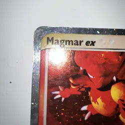 Magmar ex 100/109 Holo Rare Ruby and Sapphire Pokemon Card HP - Image 2