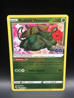 Radiant Venusaur 004/078 - Pokemon Pokemon Go Card - NM - Image 1