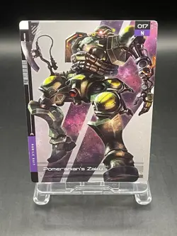 Carddass GUNDAM CARD COLLECTION GQuuuuuuX BANDAI 017 Pomeranian's Zaku - Image 2