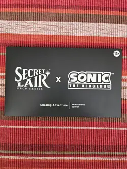 MTG Secret Lair x Sonic Chasing Adventure - FOIL OPENED - - Image 1